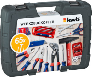 Kwb 370730 Werkzeugkoffer bestckt 65teilig