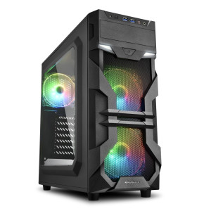 Sharkoon VG7-W RGB ATX-Midi-Tower Gehuse ohne Netzteil