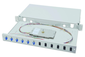 Assmann DIGITUS LWL Spleibox, bestckt, 6xLC Duplex, OS2