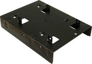 Intertech Inter-Tech Einbaurahmen fr HDD/SSD 3.5 auf 2 x 2.5"