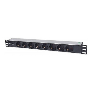 Intellinet 714037 19 Zoll Netzwerkschrank-Steckdosenleiste 1.5 HE