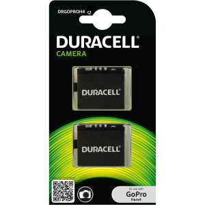 1x2 Duracell Li-Ion Akku 1160mAh fr GoPro Hero 4