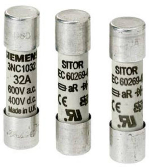 Siemens 3NC1440 Zylindersicherungseinsatz 40A 690V 1St.