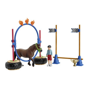 Schleich Farm World        42482 Pony Agility Rennen