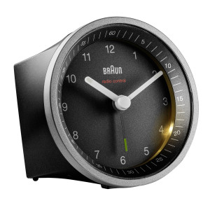 Braun BC 07 SB-DCF Funkwecker silber-schwarz