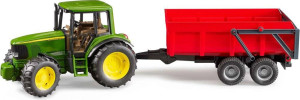 Bruder John Deere 6920 mit Wannenkippanhnger Fertigmodell