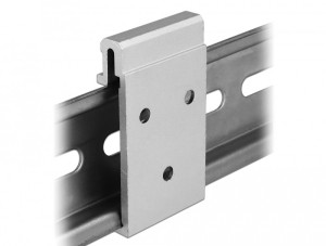 Delock Aluminium Montageclip fr Hutschiene