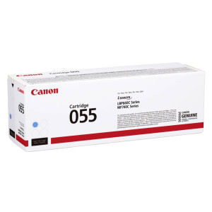 Canon Toner CRG 055 Cyan (ca. 2.100 Seiten) - Passend fr i-SENSYS