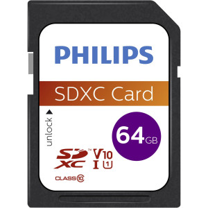 PHILIPS 64GB SDXC Card Class 10 XW