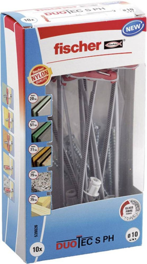 Fischer DUOTEC 10 S PH LD 2-Komponenten-Dbel 50mm 10mm 539026 10St.