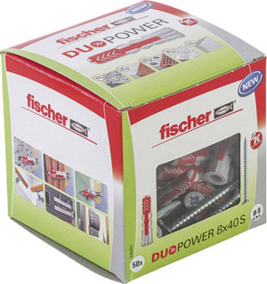Fischer DUOPOWER 8x40 S LD 2-Komponenten-Dbel 40mm 8mm 535460 50St.