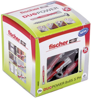 Fischer DUOPOWER 8x65 S PH LD 2-Komponenten-Dbel 65mm 8mm 538261