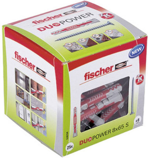 Fischer DUOPOWER 8x65 S LD 2-Komponenten-Dbel 65mm 8mm 538256 25St.