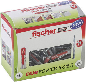 Fischer DUOPOWER 5x25 S LD 2-Komponenten-Dbel 25mm 5mm 535458 50St.