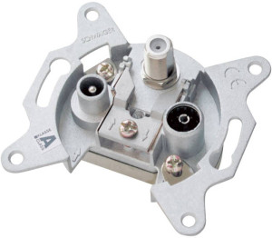 Schwaiger RDS808 011 Antennendose 3-fach
