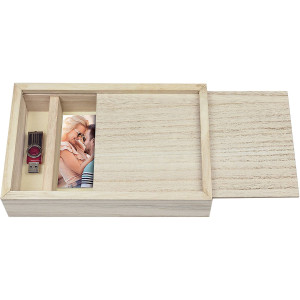 ZEP Box USB                13x18 Holz fr Fotos und Stick  CX7557