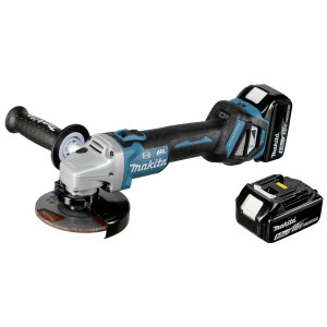 Makita DGA513RTJ Akku-Winkelschleifer 125mm inkl. Ladegert, inkl. 2.