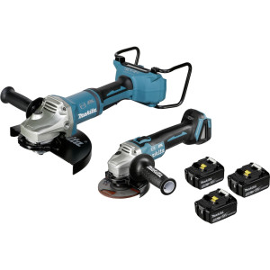 Makita DLX2245PT1 Akku-Winkelschleifer-Set
