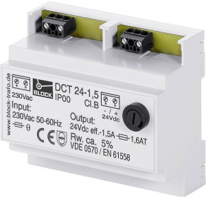 Block DCT 12-1 Ungeregelte Gleichstromversorgung 12 V/DC 1A 12W