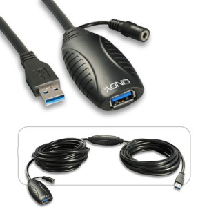 LINDY USB-Kabel USB 3.2 Gen1 (USB 3.0 / USB 3.1 Gen1) USB-A Stecker,