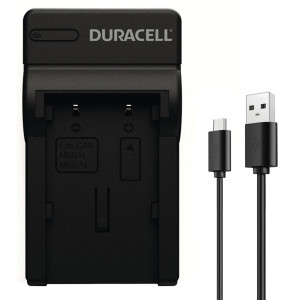 Duracell Ladegert mit USB Kabel fr DRC2L/NB-2L