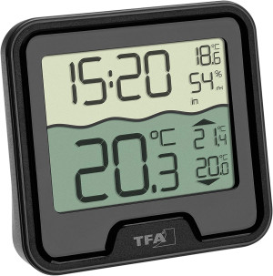TFA Dostmann 30.3066.01 Marbella Poolthermometer Schwarz