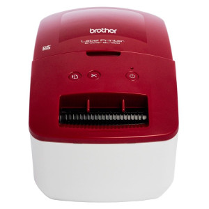Brother QL-600R Etikettendrucker Rot