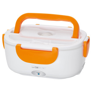 Clatronic LB 3719 263890 Elektrische Lunchbox Wei, Orange