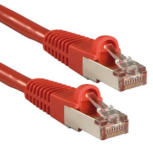 LINDY 47362 RJ45 Netzwerkkabel, Patchkabel 1.00m Rot 1St.