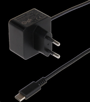 Raspberry PI USB-Netzteil fr PI 4 schwarz USB-C 5.1V 3A 1.5M