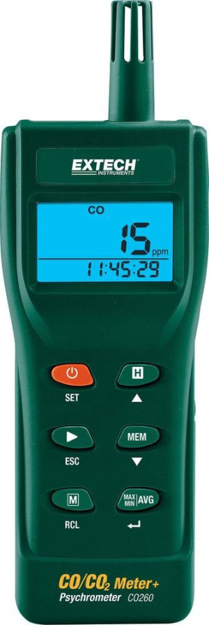 Extech CO260 Kohlendioxid-Messgert 0 - 9999 ppm