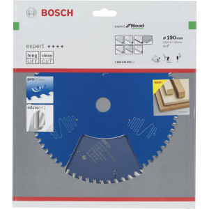 Bosch Accessories Expert for Wood 2608644050 Kreissgeblatt 190 x 30