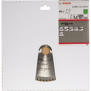 Bosch Accessories Optiline 2608640433 Hartmetall Kreissgeblatt 216