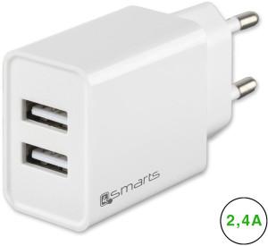 4smarts Ladegert VoltPlug Dual 12W - wei