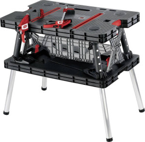 KETER 237005 Klappbare Werkbank (B x H x T) 85 x 75.5 x 55cm
