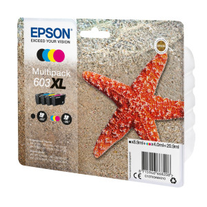 Epson Tintenpatrone 603XL Multipack BK/C/M/Y - Passend fr