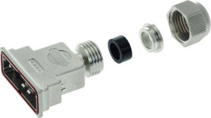 Harting 09670250538 09 67 025 0538 Schalengehuse Metall 1St.