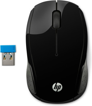 HP 220 Maus Funk Optisch Schwarz 3 Tasten 1300 dpi