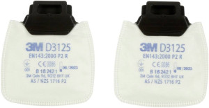 3M Secure Click Partikelfilter P2 R D3125 2St.