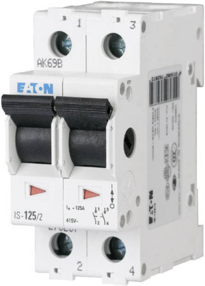 Eaton Hauptschalter 2polig 20A 2 ffner, 2 Schlieer 240 V/AC 276259