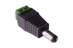 wantec Adapter 5,5mm Hohlstecker auf Schraubklemmen