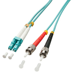 LINDY 46383 Glasfaser LWL Anschlusskabel Multimode OM3 5.00m