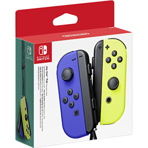 Nintendo Switch Joy-Con 2er-Set blau/neon-gelb Controller Switch Blau,