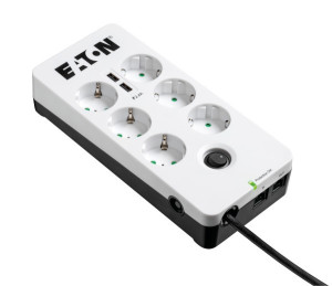Eaton Steckdosenleiste 6fach mit RJ-11 Telefonstecker und USB-Anschl