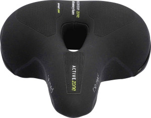 FISCHER FAHRRAD R.E.Med MEMORY FOAM Sattel Schwarz