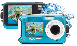 GoXtreme Reef Blue Digitalkamera 24 Megapixel Blau Full HD Video,