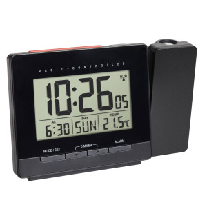 TFA Dostmann 60.5016.01 Funk Wecker digital Schwarz