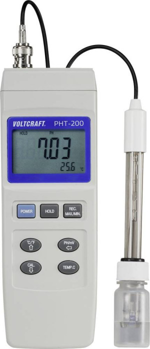 VOLTCRAFT PHT-200 Kombi-Messgert pH-Wert, Redox (ORP)