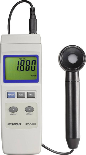 VOLTCRAFT UV-500 UV-Messgert 0.002 - 19.99 mW/c