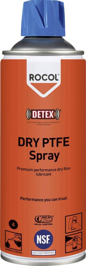 Rocol Dry PTFE Spray PTFE-Spray Dry PTFE Spray 400ml